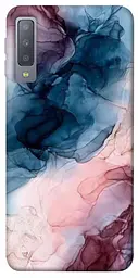 Чохол Demsky Рожево-блакитні розводи для Samsung A750 Galaxy A7 (2018)
