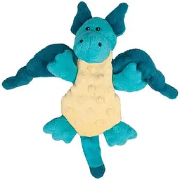 Flamingo Plush Dragon фламинго плюшевий дракон м'яка іграшка з пищалкою для собак