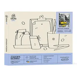 Набір з алмазною мозаїкою "Жовтий трамвай", 40*50 см, IDEA2-CK3911 - мініатюра 2