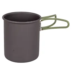 Набір посуду Bo-Camp Explorer 2 Pieces Hard Anodized Anthracite / Green (2200240) - мініатюра 8