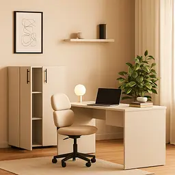 Шафа для документів середня ОП-612 Orange-Line 700х347х1103 Кашемір - мініатюра 3