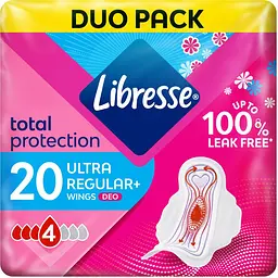 Прокладки гігієнічні Libresse Ultra Deo 20 шт.