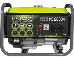 Генератор Синхронний KonnerSohnen Basic KSB 36.2кг / 2500 Вт / Бензин (KSB2800A) - мініатюра 2