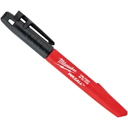 Маркер Milwaukee для будмайданчика INKZALL, тонкий, чорний (48223100) - мініатюра 1