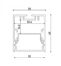Світильник підвісний KLOODI KD-KLP3540 2000 60W 4K BK - мініатюра 2