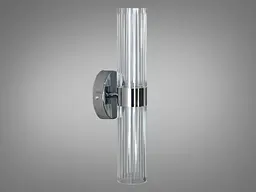 Бра настінне LED Diasha Q2/2HR, 12W, хром, акриловий плафон, сучасний стиль для дому - мініатюра 3