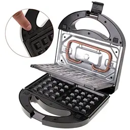 Бутербродниця Mesko MS 3045, 3 в 1 (5902934835411) - мініатюра 3