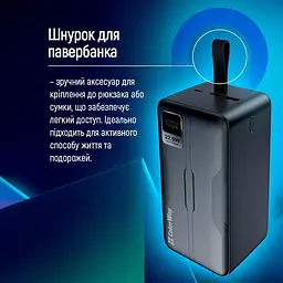 Павербанк ColorWay Black 50 000 mAh / 22.5 Вт (CW-PB500LPC5BK-PDD) - мініатюра 13