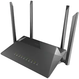Бездротовий маршрутизатор D-Link DIR-825/RU/R4A AC1200, 1*GE WAN, 4*GE LAN, USB 2.0, 4 антени Black - мініатюра 3