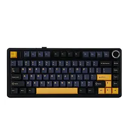 Ігрова механічна клавіатура AULA F75 / Три режими підключення / Leobog Axis Reaper Switch / Dark Blue