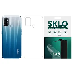 Захисна гідрогелева плівка SKLO (тил) для Oppo Reno 4 Lite (Прозорий)