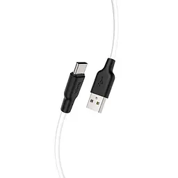USB Cable Hoco X21 Silicone Type-C Black/White 1m - мініатюра 2
