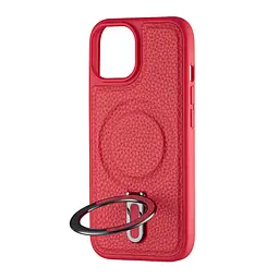 Чохол Jinduka Leather Ringo iPhone 15 Red - мініатюра 4