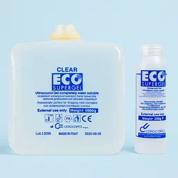 Гель для УЗД Eco Supergel прозорий 5000 г. з флаконом 260 мл. - мініатюра 3