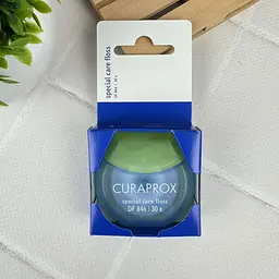 Нитка міжзубна нейлонова Curaprox Implant-saver DF 846 для імплантів, 30 м
