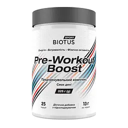 Передтренувальний комплекс Pre - workout Boost Biotus смак дині 350 г