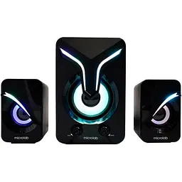 Акустична система 2.1 MICROLAB U-270 11W, USB, LED, чорна (U-270) - мініатюра 5
