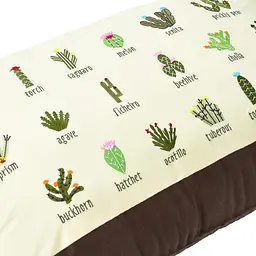 Подушка декоративна Ideia Cactus, 53х35 см, бежевий (8-33312) - мініатюра 2