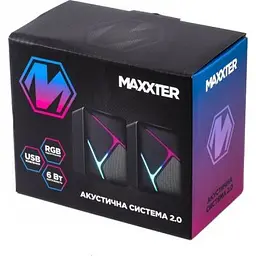Акустична система Maxxter (CSP-U004RGB) USB Black (CSP-U004RGB) - мініатюра 5
