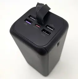 Power Bank 50000mAh із наскрізною зарядкою портативна батарея для смартфона планшета роутера USB зовнішній акумулятор повербанк із швидкою зарядкою 22.5W та дисплеєм AWEI P114K - мініатюра 6