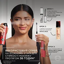 Спрей для фіксації макіяжу L’Oréal Paris Infaillible Setting Mist 75 мл - мініатюра 7
