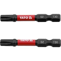 Насадка викруткова ударна Yato Torx T30х50 мм HEX 1/4 2 шт. (YT-78056)