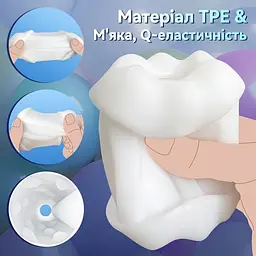 Автоматичний мастурбатор HANDYCUM з тримачем для телефону 9 режимів 3 швидкості TPE Чорний - мініатюра 4