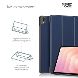 Чохол-книжка на планшет Samsung Galaxy Tab S11 (SM-X730/X736), Smart Case, blue, підставка для планшета 11 , шкіряний, мікрофібра, на магніті, ArmorStandart (ARM88049) - мініатюра 4