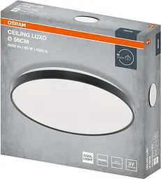 Osram Світильник накладний CEILING LUXO 60Вт 4000К чорний - мініатюра 4