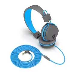 Навушники Jlab JBuddies Studio Kids Wired Graphite/Blue (IEUHJKSTUDIORGRYBLU6) - мініатюра 4