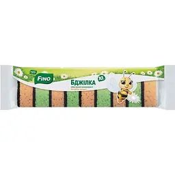 Губки кухонні FINO 10шт Бджілка