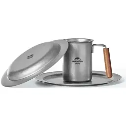 Кружка Naturehike з дерев'яної ручкою NH21SJ001 350мл - мініатюра 2
