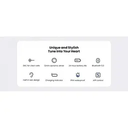 Навушники бездротові Xiaomi Haylou X1 2023 сині - мініатюра 5