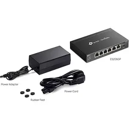 Комутатор TP-Link Omada ES206GP [148452] - мініатюра 6