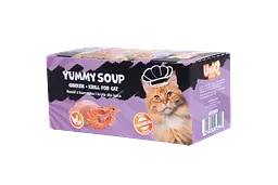 Смачний суп для кішок UNIQ PETS CAT WET FOOD ROYAL CHICKEN з куркою та крилем, 30 г - мініатюра 2