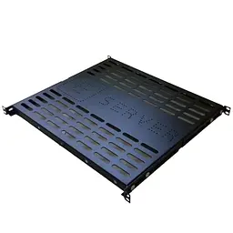Полка 19" Eserver 1U, глуб. 400 мм. (PS-1U-400-B)