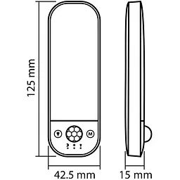 Світильник Videx LED акумуляторний з датчиком руху (VL-NL014W-S) - мініатюра 10