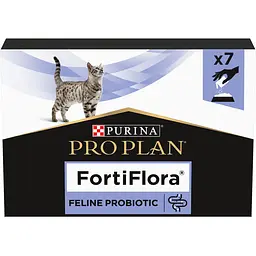 Кормова добавка з пробіотиком Purina Pro Plan FortiFlora для котів та кошенят 7 г (7 шт. x 1 г) (12486287)