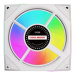 Вентилятор Coolmoon 120мм LY120-W Forward (LY120-W) White - мініатюра 5