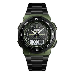 Чоловічий наручний годинник 1370AG Army Green Skmei acs0030790
