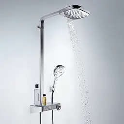 Душова система Hansgrohe Raindance Select E 300 3Jet з термостатом ShowerTablet 27127000, Хром - мініатюра 2
