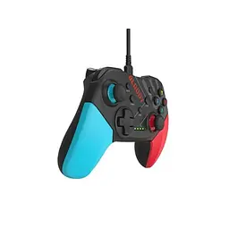Геймпад Bloody GP30 для ПК, PS3, Switch та Android, USB чорно-червоно-синій 1.8 м - мініатюра 4