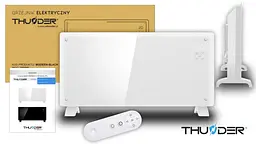Конвекторний обігрівач Kidwell Thunder Modern 2в1 2000W Wi-Fi White - мініатюра 5