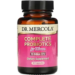 Набір: пробіотики для жінок Dr. Mercola Complete Probiotics for Women 70 Billion CFU 30 капсул + пробіотики для дітей Dr. Mercola Complete Probiotics зі смаком малини 30 пакетів - мініатюра 2