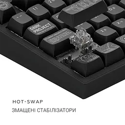 Клавіатура Dark Project ALU81 Terra Nova Black (DPKB_NOVA_81_ANSI_BLACK_UA) - мініатюра 9