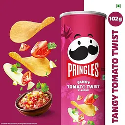 Чіпси Pringles Tangy Tomato Twist 102 г - мініатюра 2