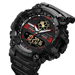 Наручний годинник чоловічий Skmei 1818 Red, 1818RD (12269) - мініатюра 3