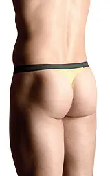 Труси-стрінги чоловічі Softline Thongs 4496 XL жовтий - мініатюра 3