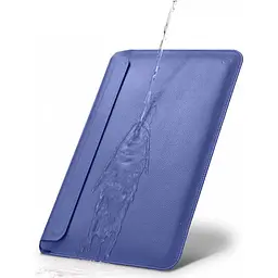 Чохол-кишеня WiWU Skin Pro Geniunie Leather Sleeve Case для MacBook Air 15" [2023-2025] Navy Blue [133315] - мініатюра 4