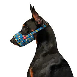 Намордник для собак Waudog Nylon ВАУ, пластиковий фастекс №1 (14-20 см) (5378) - мініатюра 3